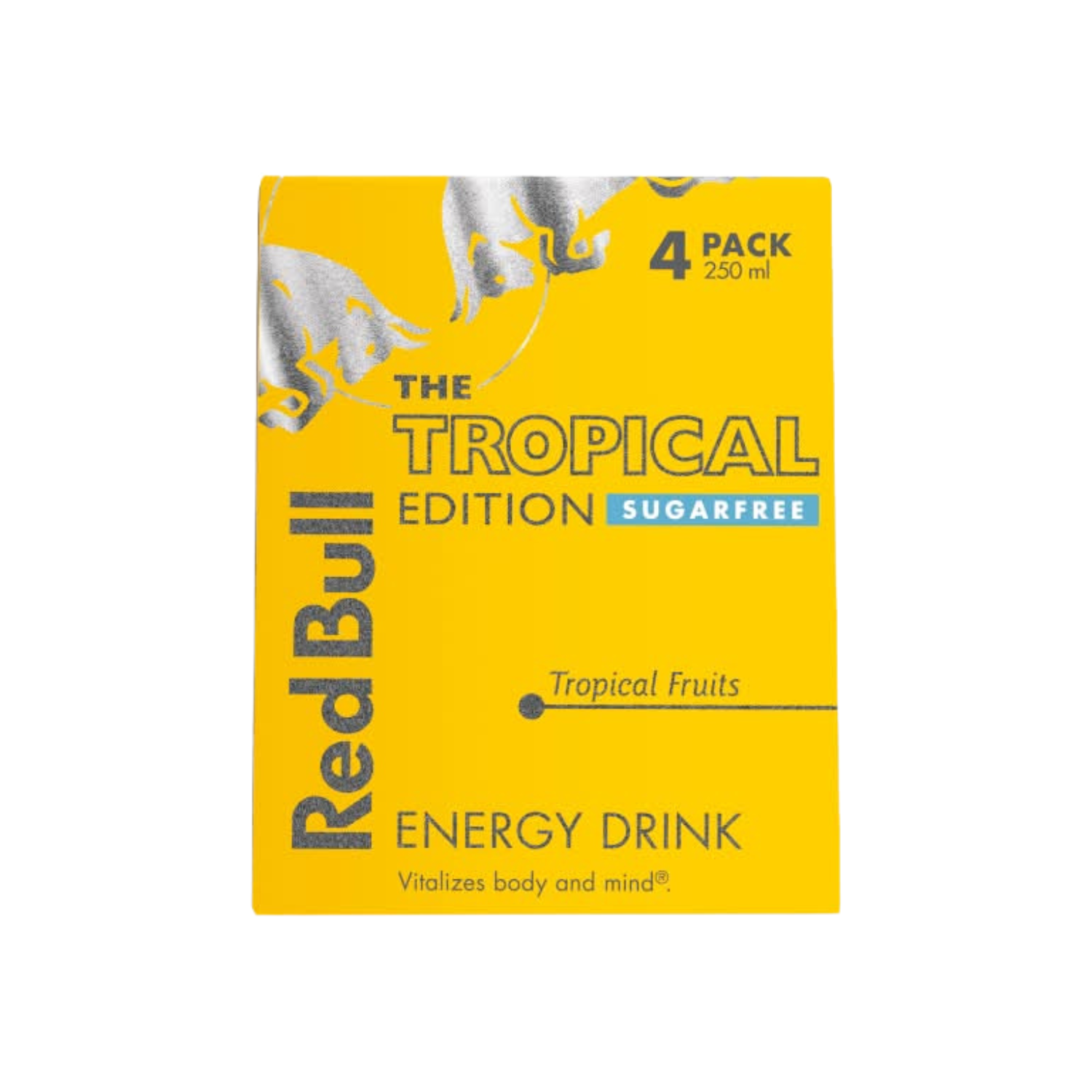 X4 Red Bull Tropical Sugarfree 250ml