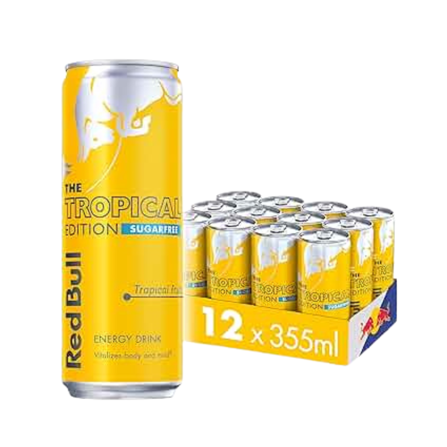 X12 Red Bull Tropical Sugarfree 355ml