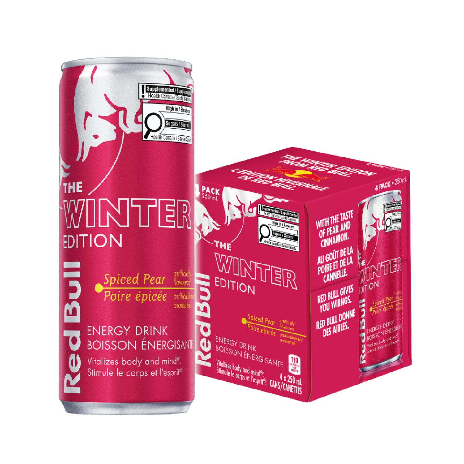 X4 Red Bull Spiced Pear 250ml