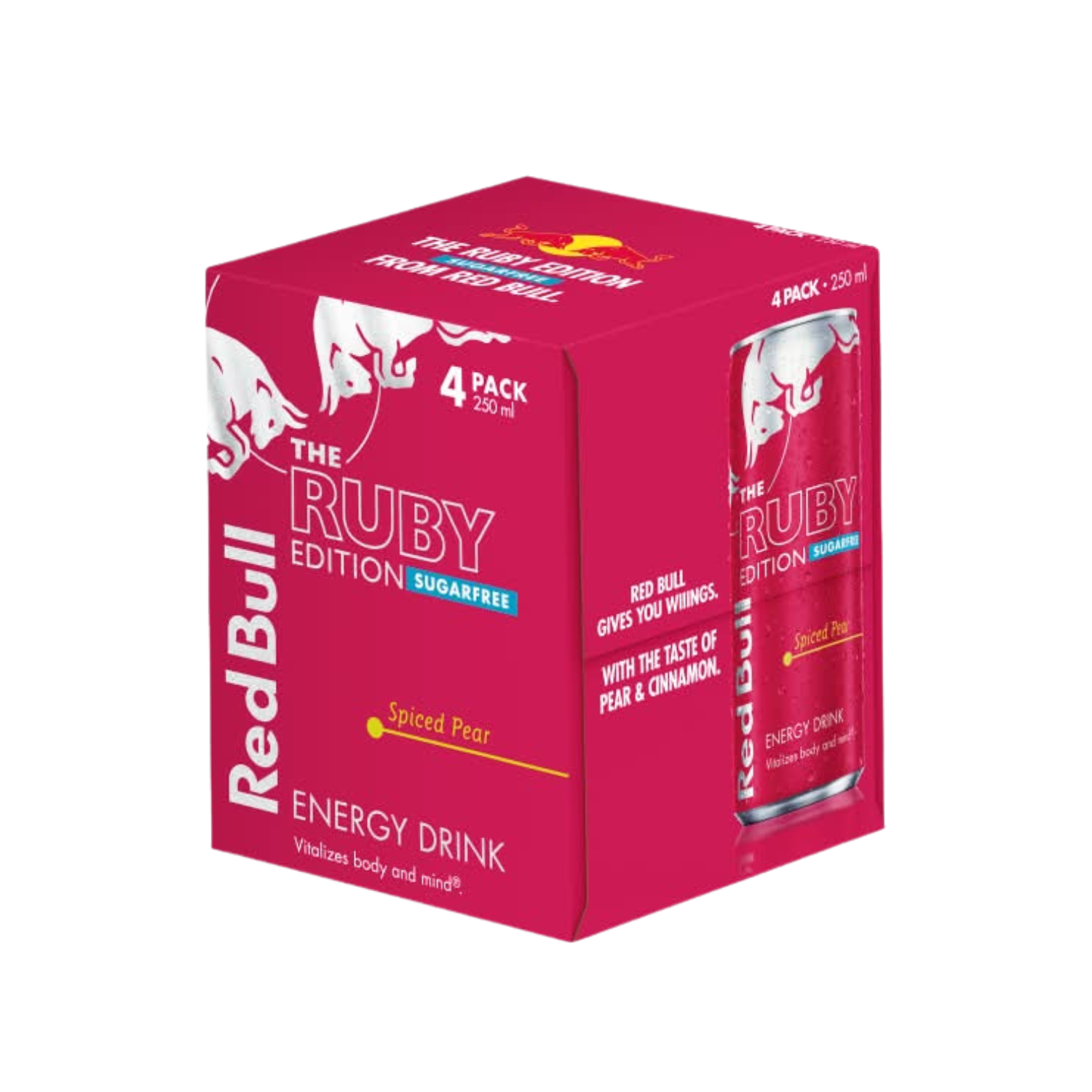 X4 Red Bull Spiced Pear Sugarfree 250ml