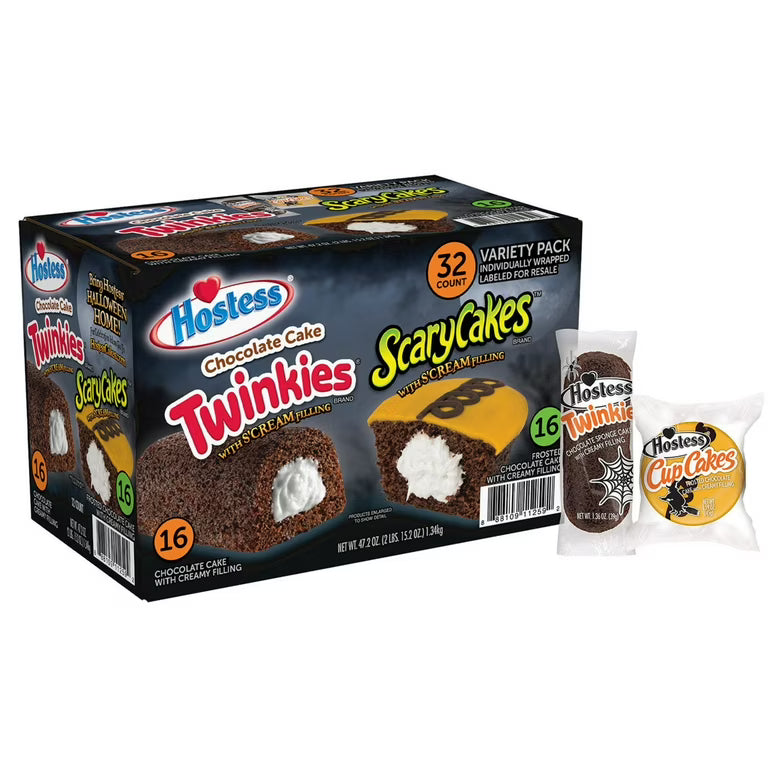 Hostess Individual Assorted ScaryCakes & Twinkies