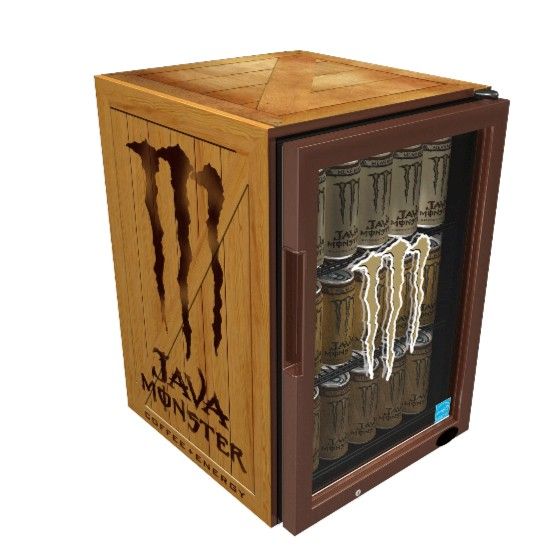 Monster Energy Java Mini Fridge Led
