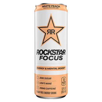 Rockstar Energy Focus White Peach