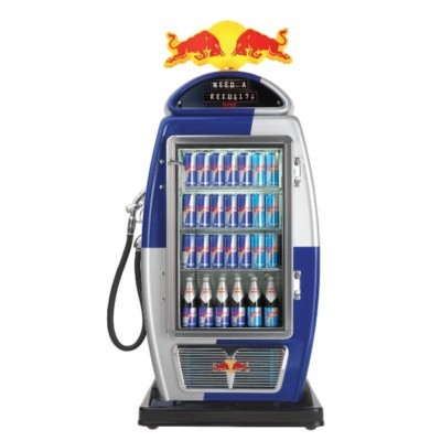 Red Bull Fridge Gas Pump