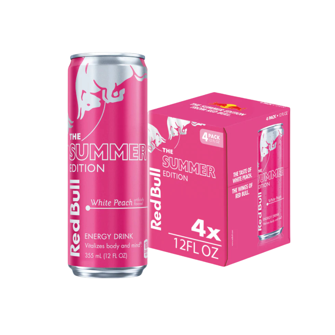 X4 Red Bull White Peach 355ml