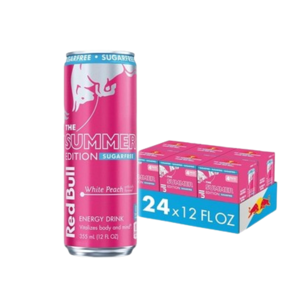 X24 Red Bull White Peach Sugarfree 355ml