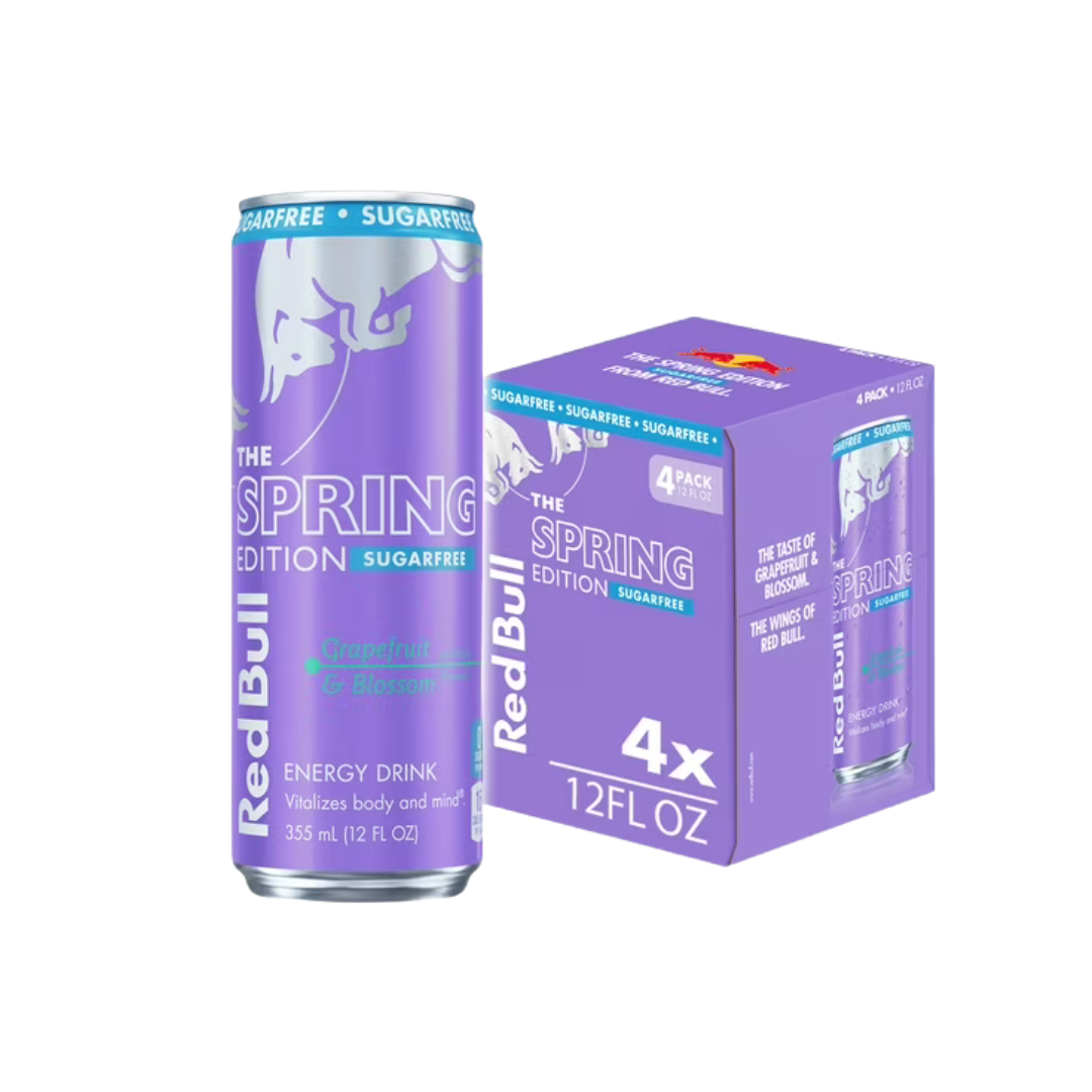 X4 Red Bull Woodruff & Grapefruit Sugarfree 355ml