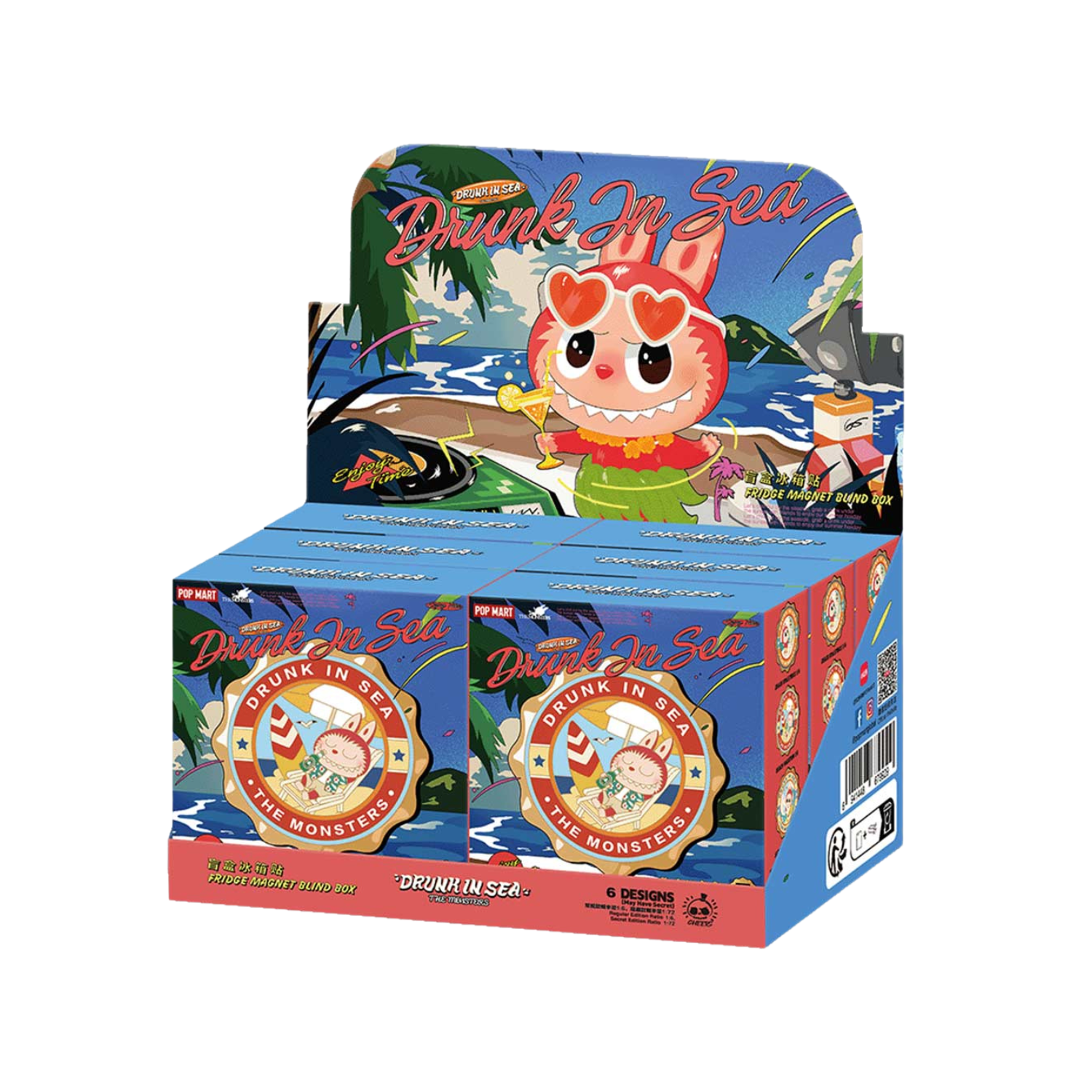 Labubu Enchanted By The Seaside Magnet - Whole Set