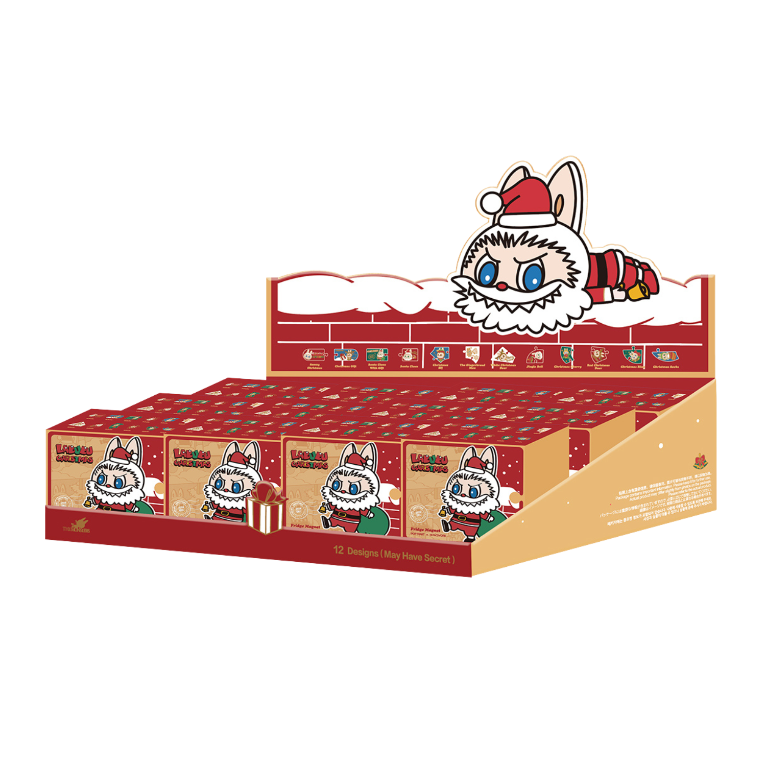 Labubu Christmas Magnet - Whole Set
