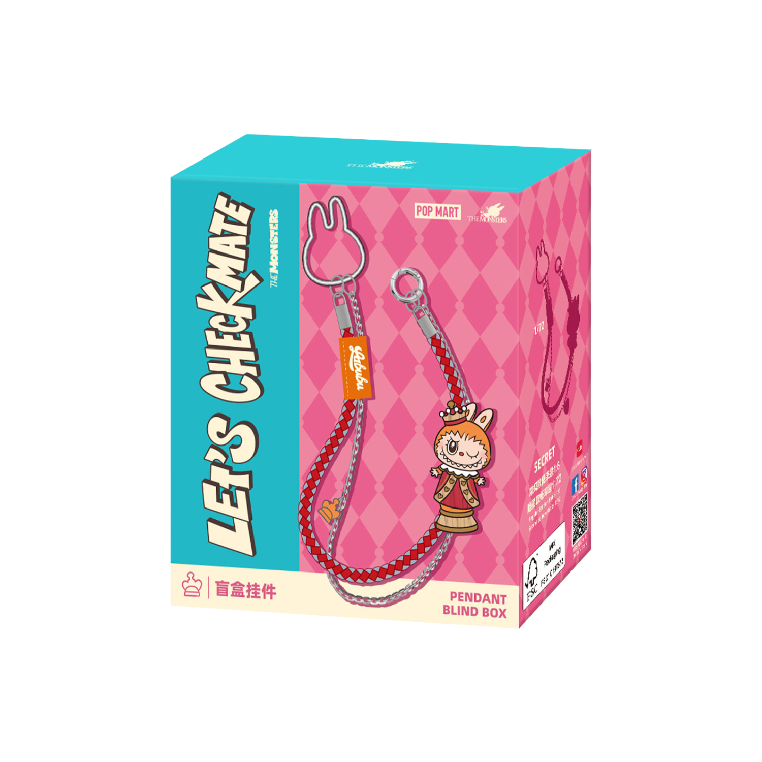 Labubu Let's Checkmate Pendant - Blind Box