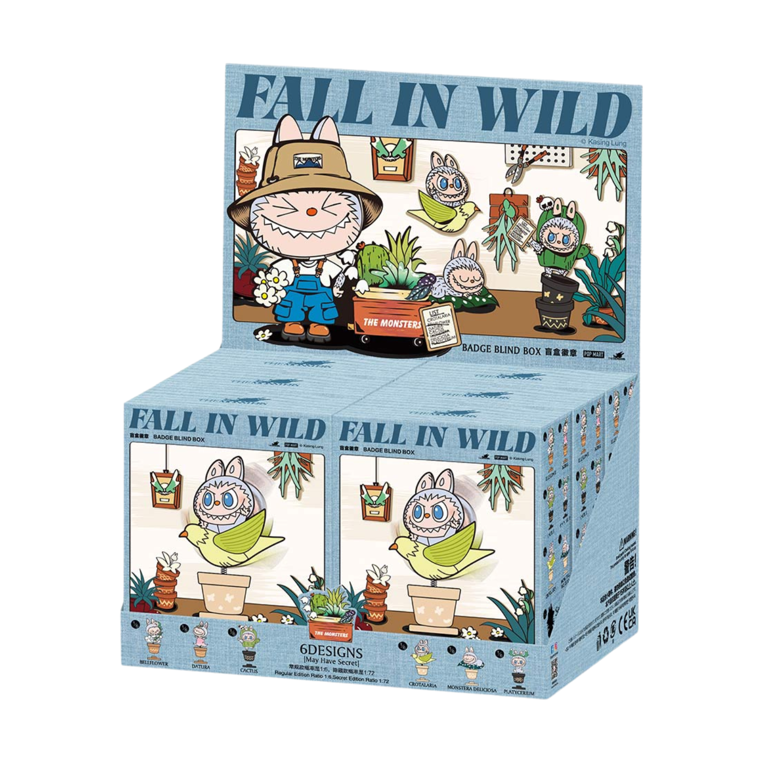 Labubu Fall In Wild Badge - Whole Set