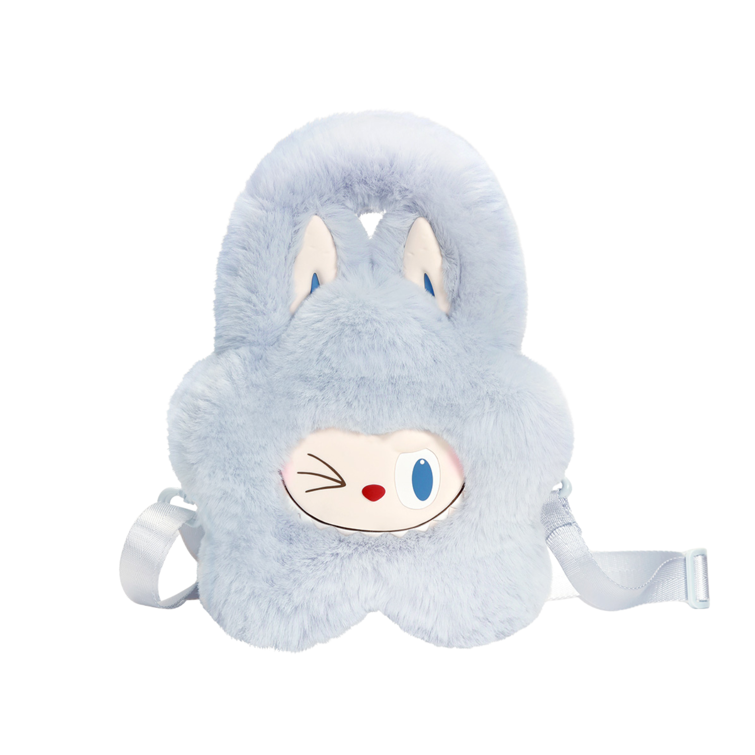 Labubu Plush Flower Bag Blue