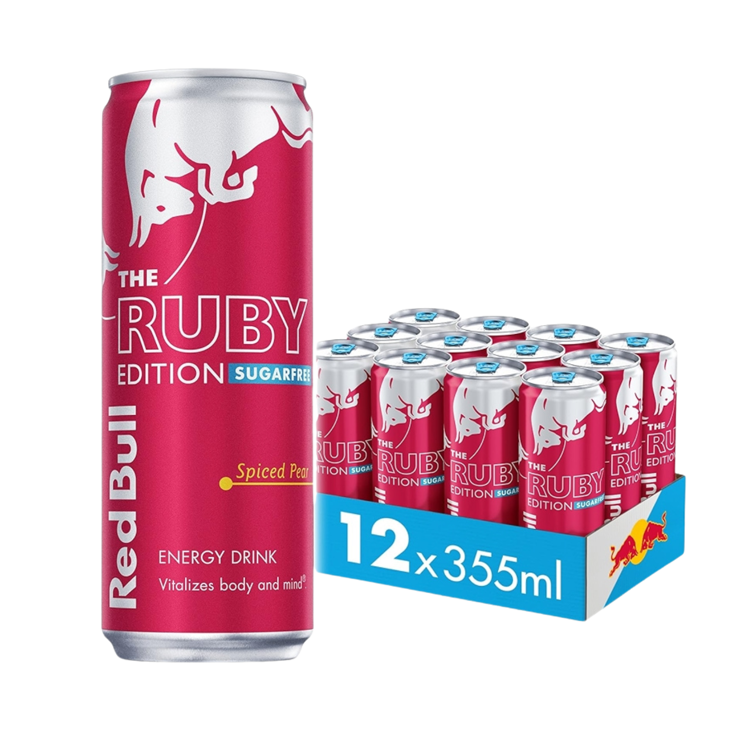 X12 Red Bull Spiced Pear Sugarfree 355ml