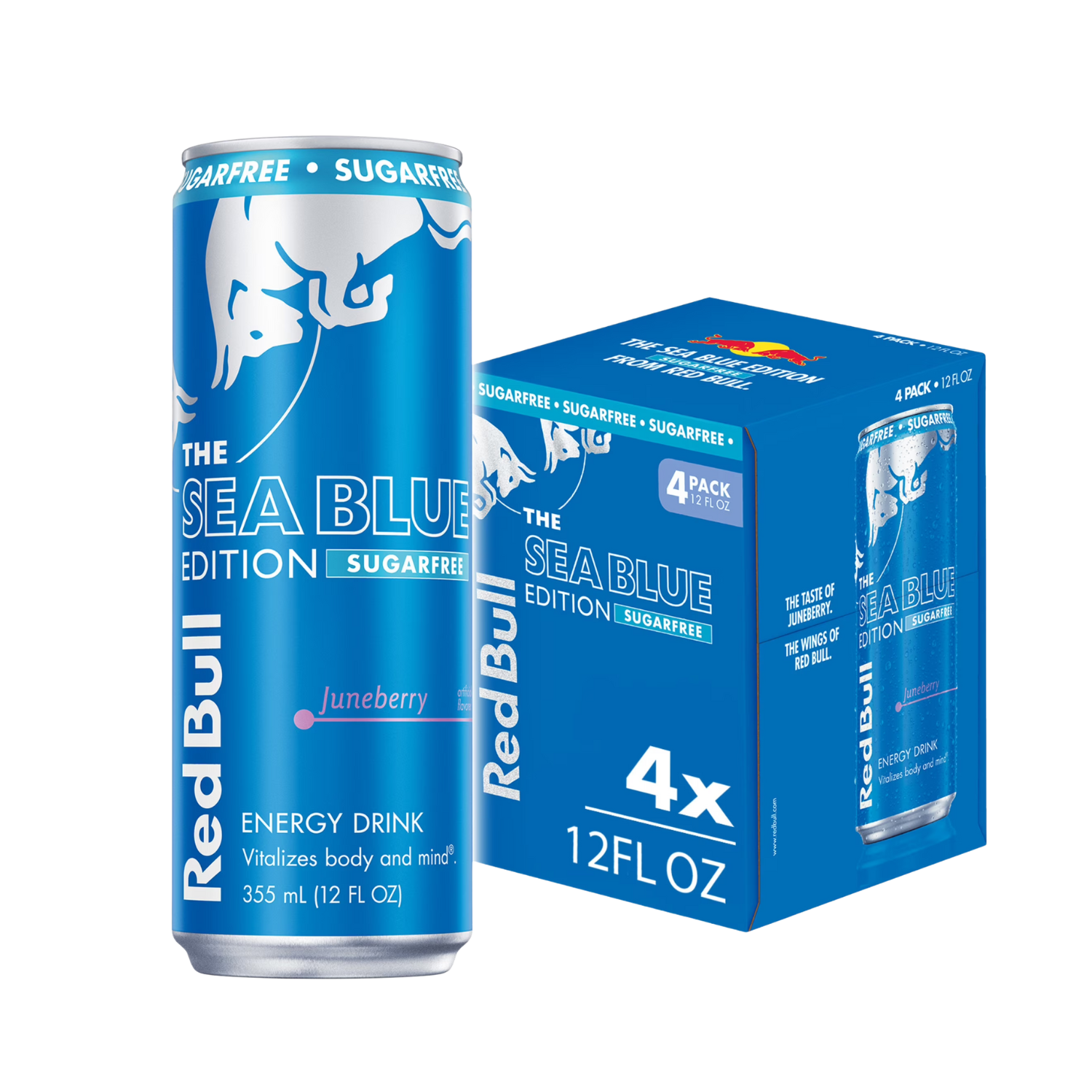 X4 Red Bull Juneberry Sugarfree 355ml