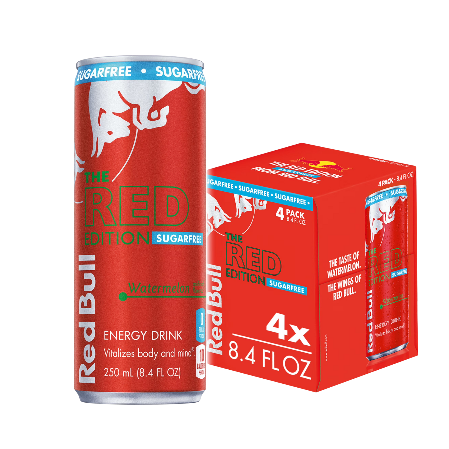 X4 Red Bull Watermelon Sugarfree 250ml