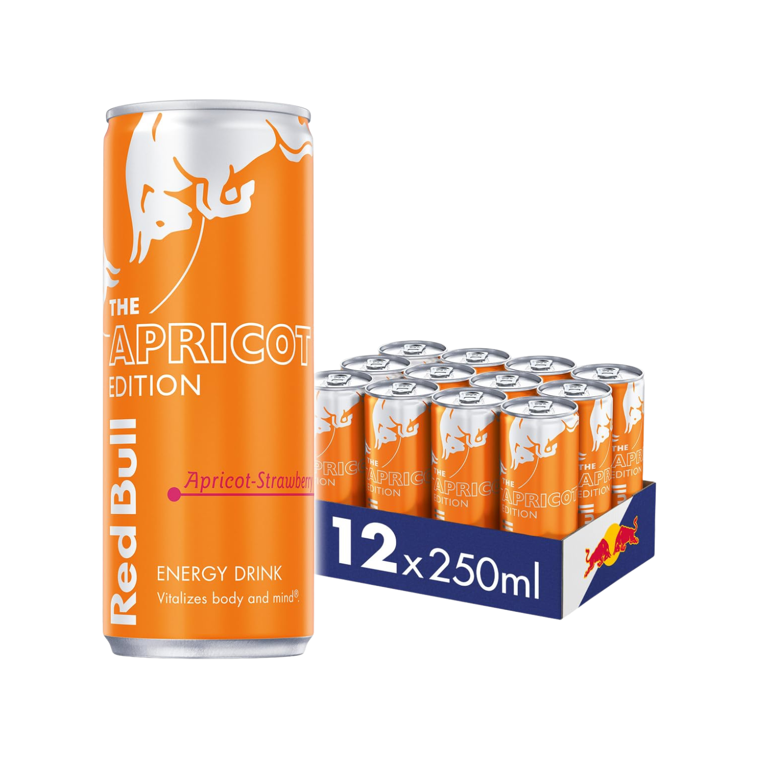 X12 Red Bull Apricot Strawberry 250ml
