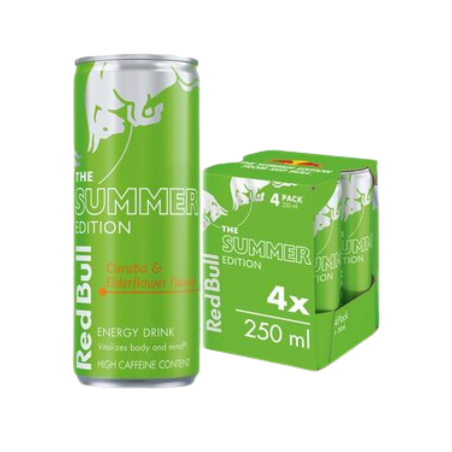 X4 Red Bull Curuba Elderflower 250ml