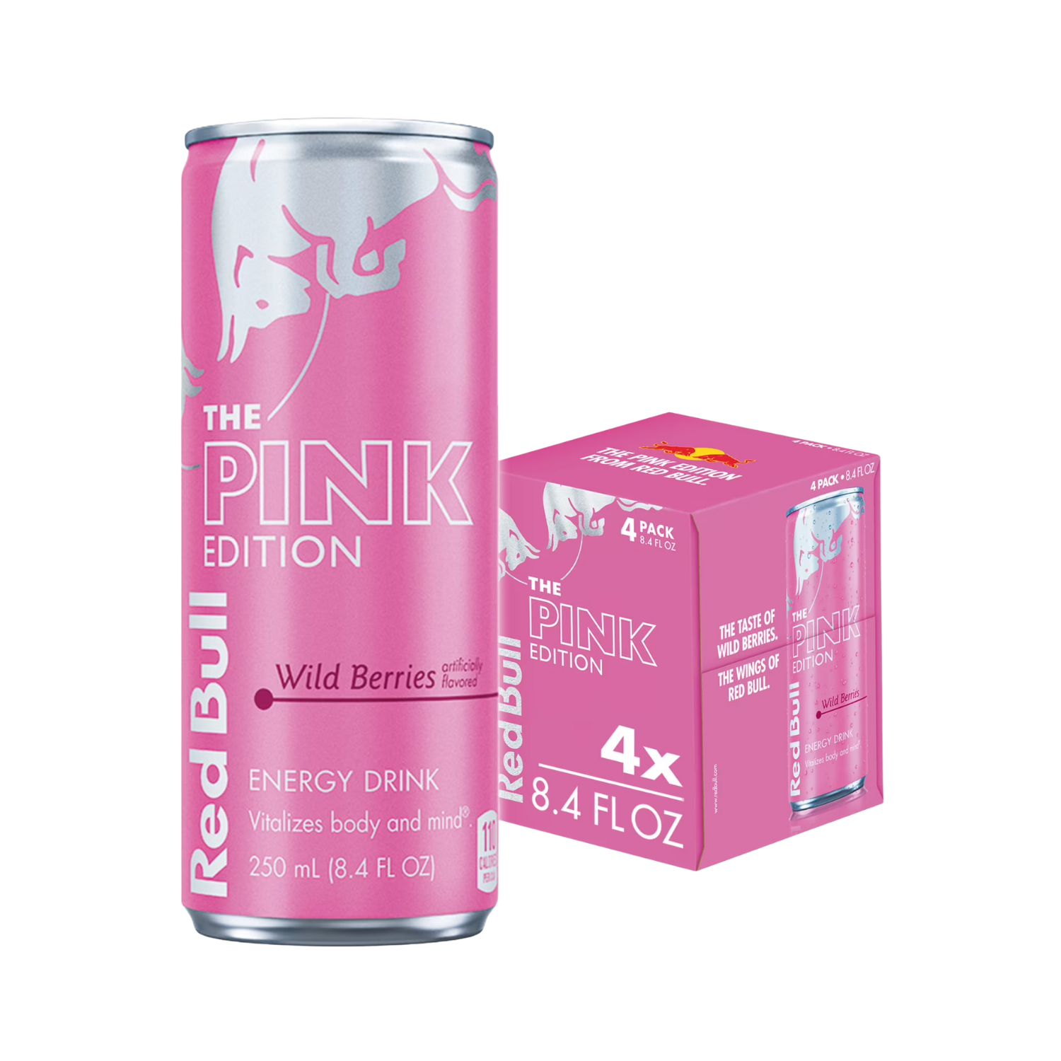 X4 Red Bull Wild Berries 250ml