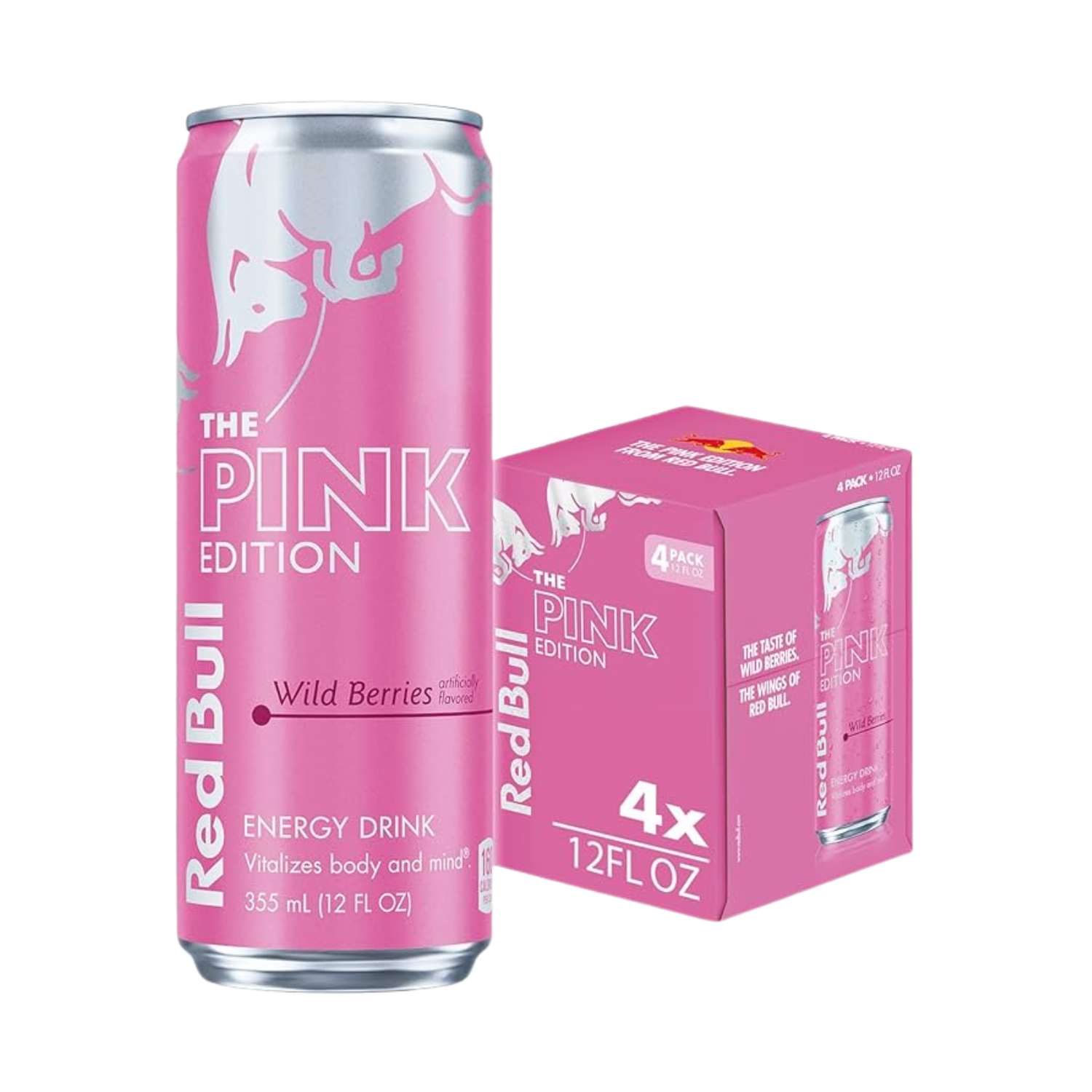 X4 Red Bull Wild Berries 355ml