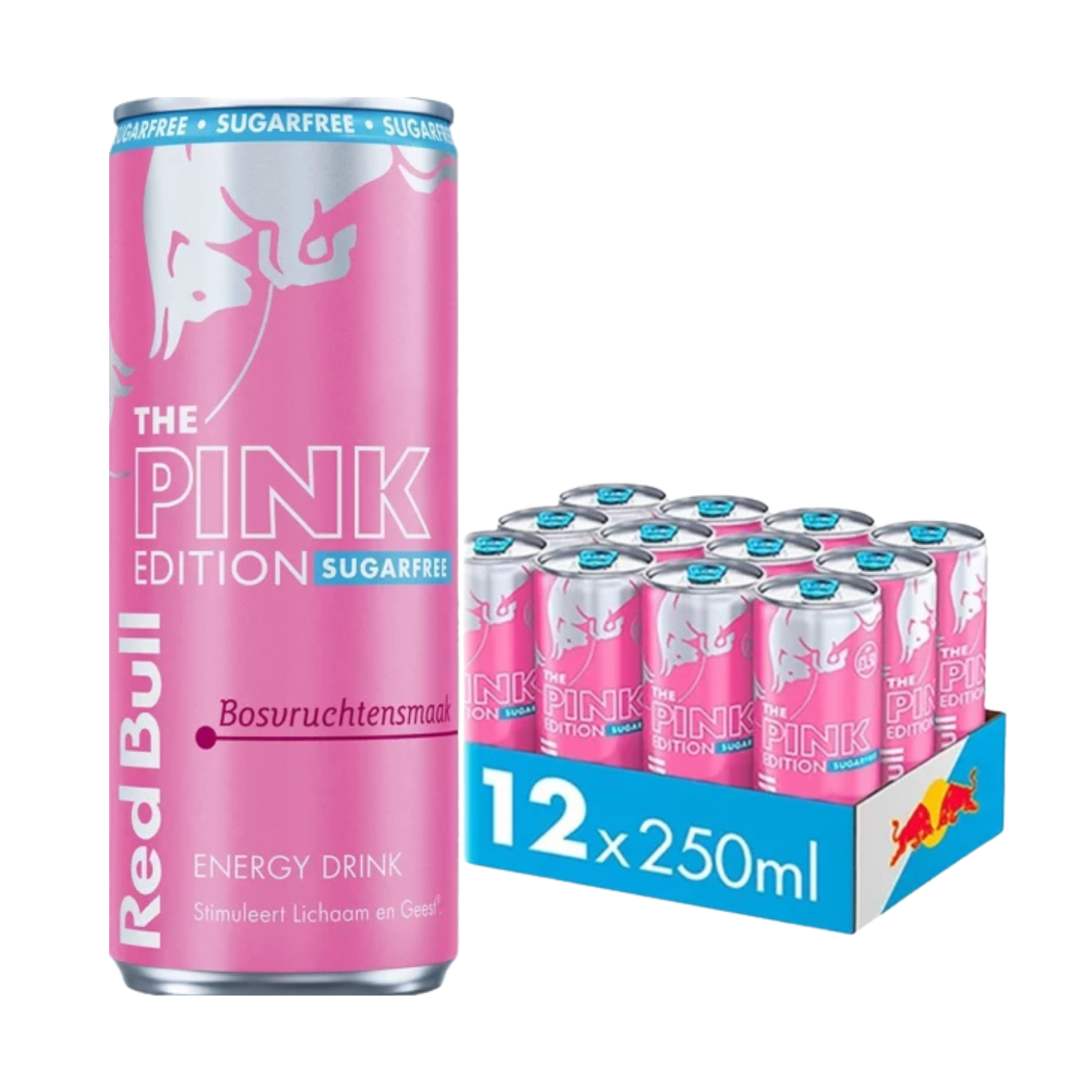 X12 Red Bull Wild Berries Sugarfree 250ml