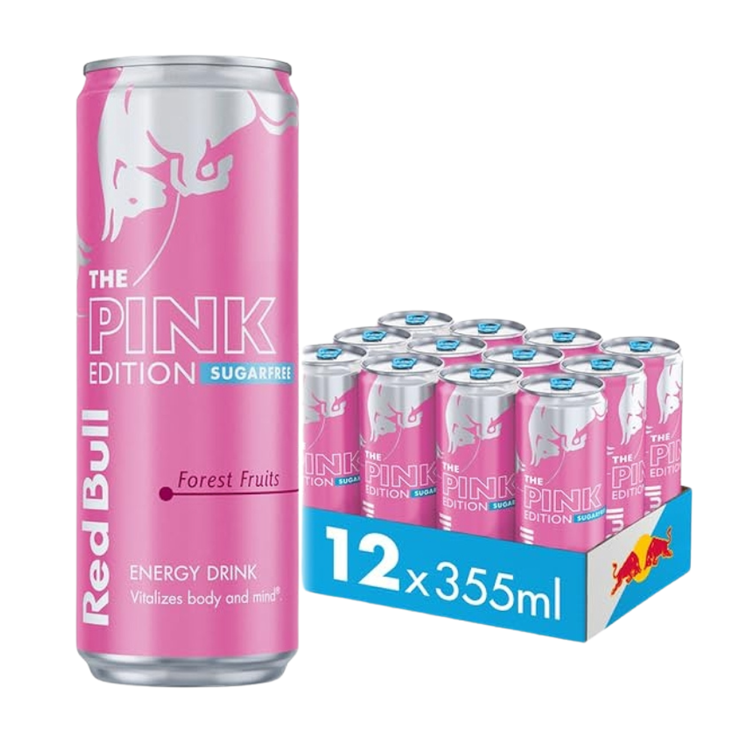 X12 Red Bull Wild Berries Sugarfree 355ml