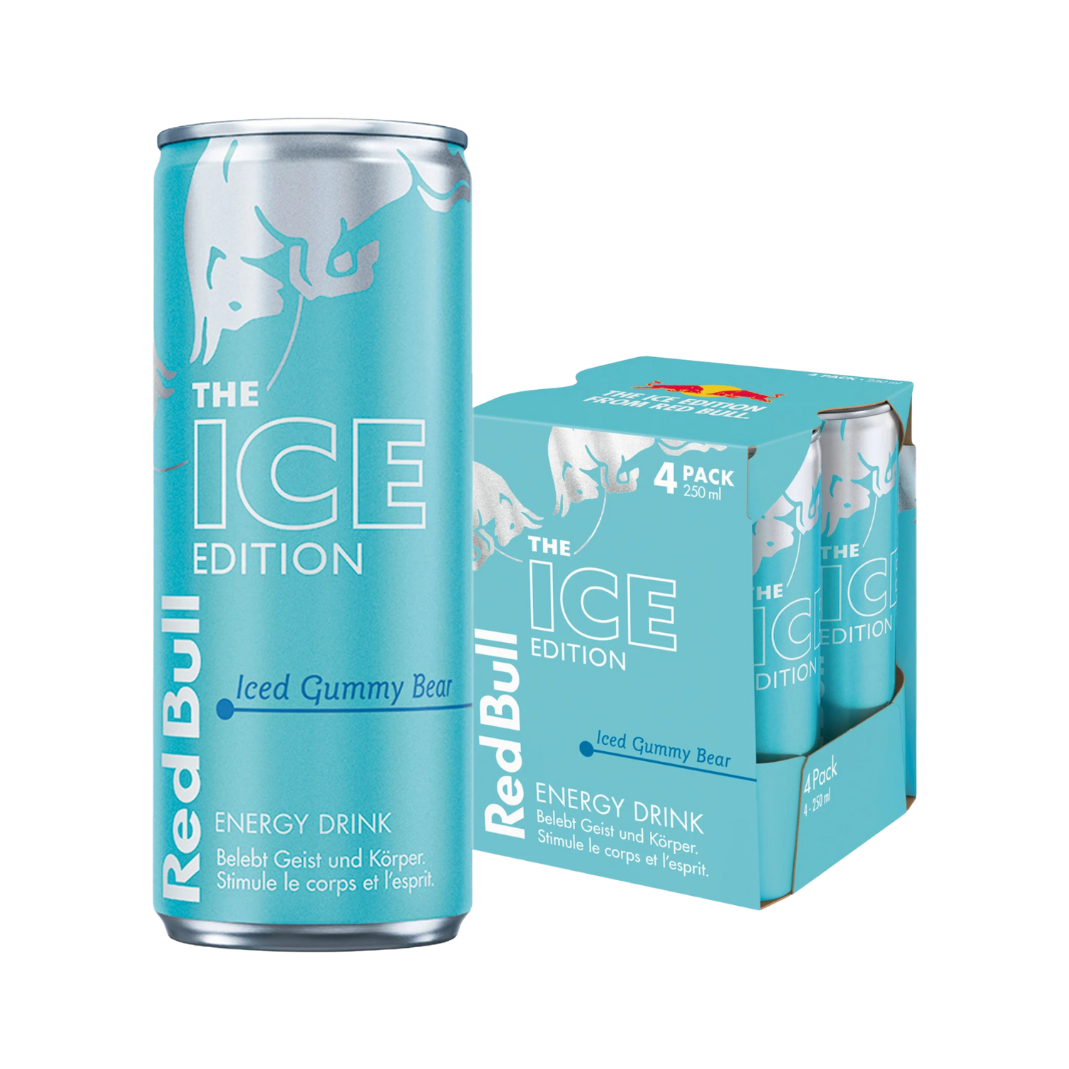 X4 Red Bull Iced Gummy Bear 250ml