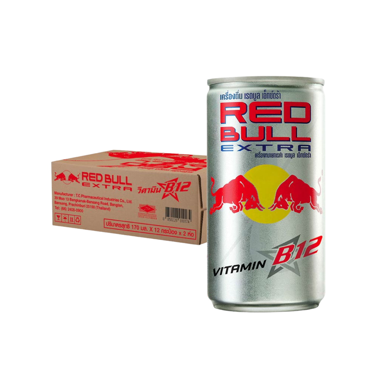 X24 Red Bull Thailand High Vitamines B12 170ml