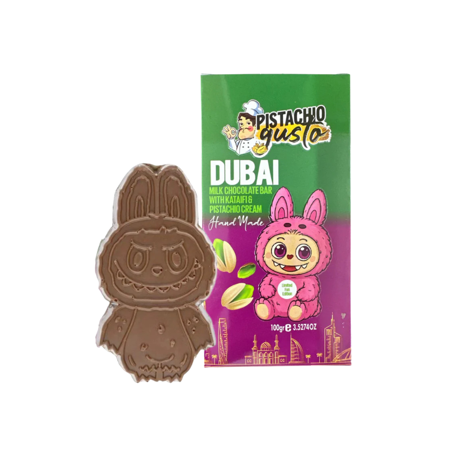 Labubu Chocolate Pistachio Dubai