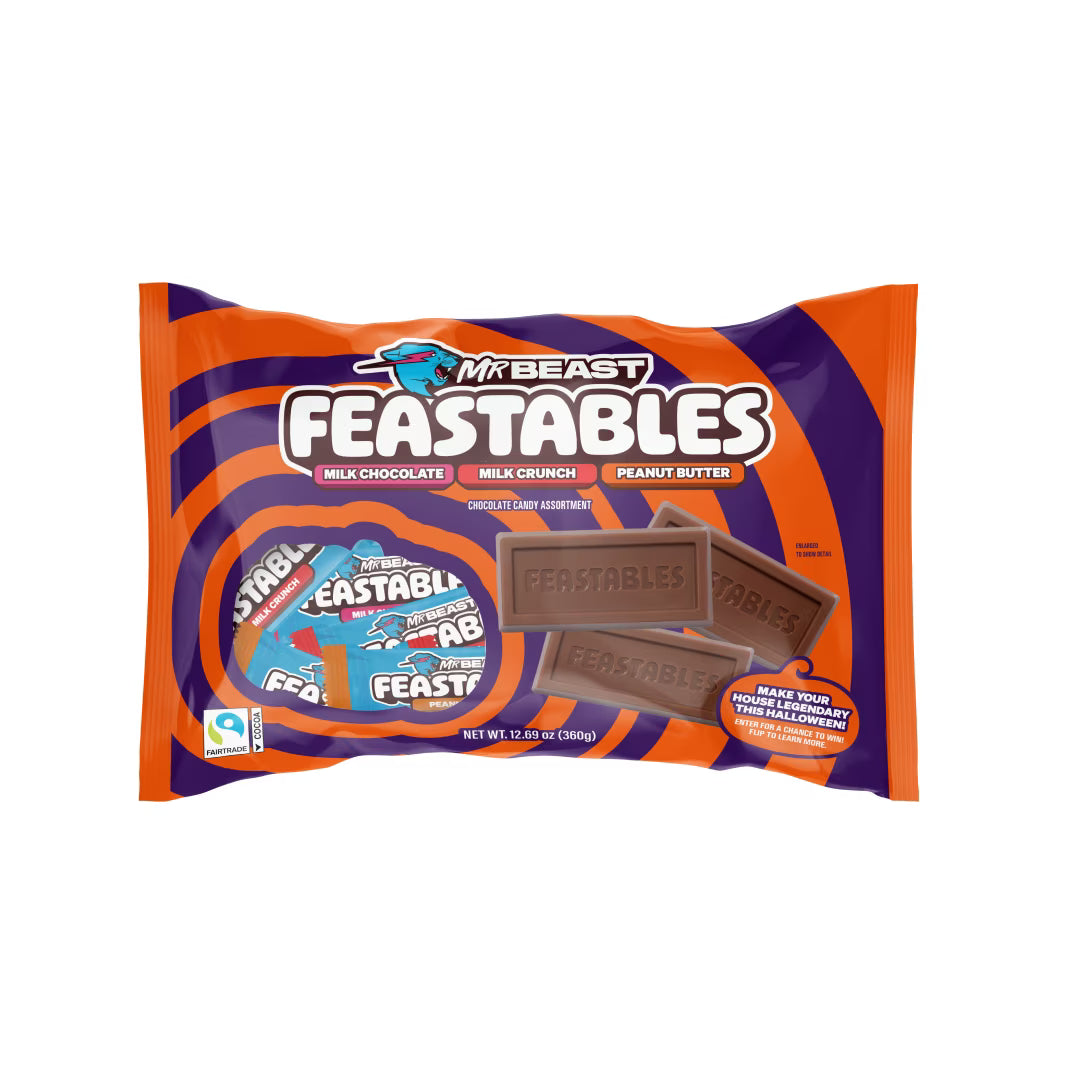 Feastables Halloween Milk Chocolate Variety pack 360g