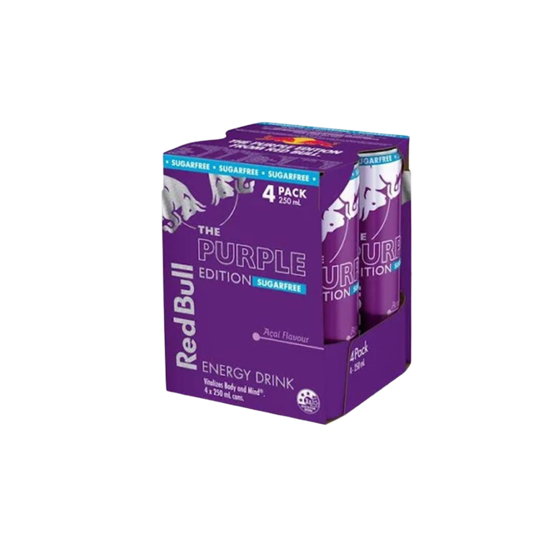 X4 Red Bull Acai Sugarfree 250ml