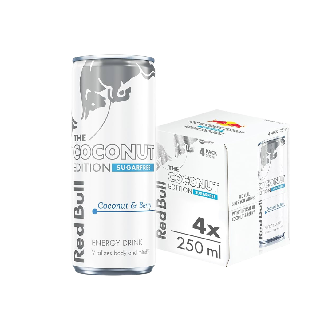 X4 Red Bull Coconut Berry Sugarfree 250ml