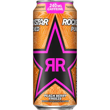 Rockstar Energy Punched Peach Berry Freeze