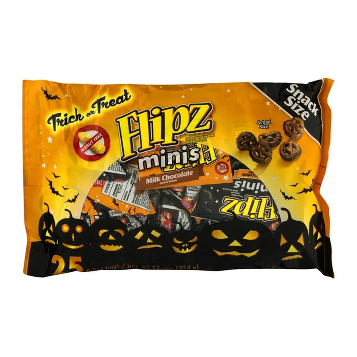 Flipz Chocolate Covered Pretzels Minis Snack Size