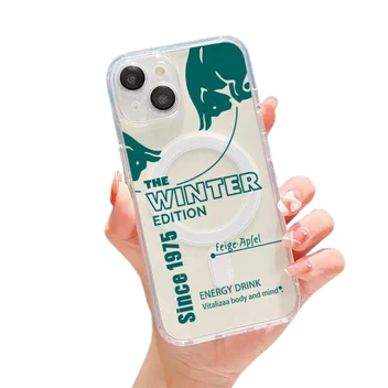 iPhone Case Red Bull Transparent Winter Fig