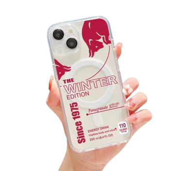 iPhone Case Red Bull Transparent Pomegranate